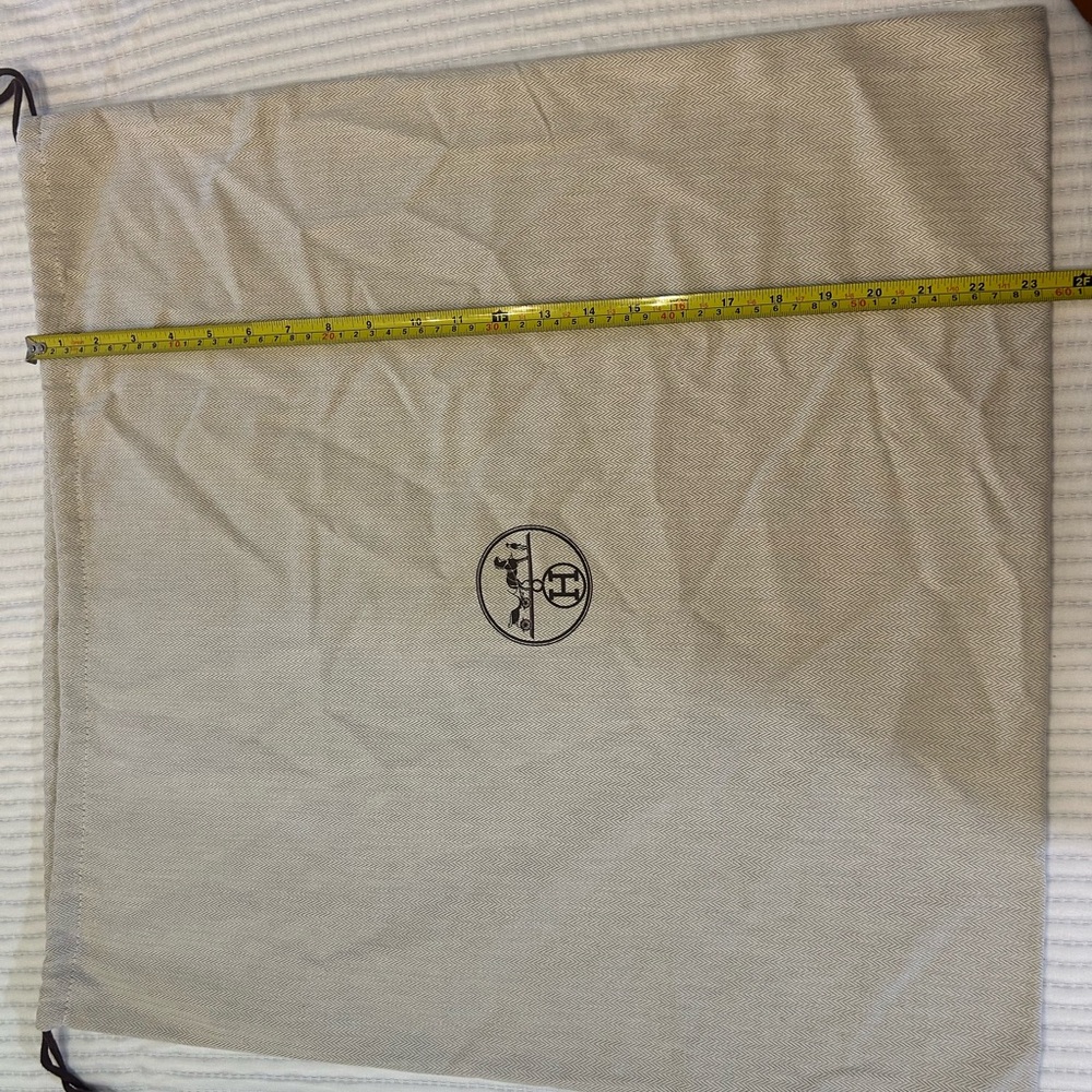 Beige Dust Bag with Logo